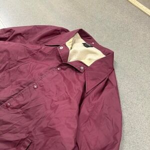 vintage 90s men's sports master lined winderbreaker maroon jacket large‎ - USA